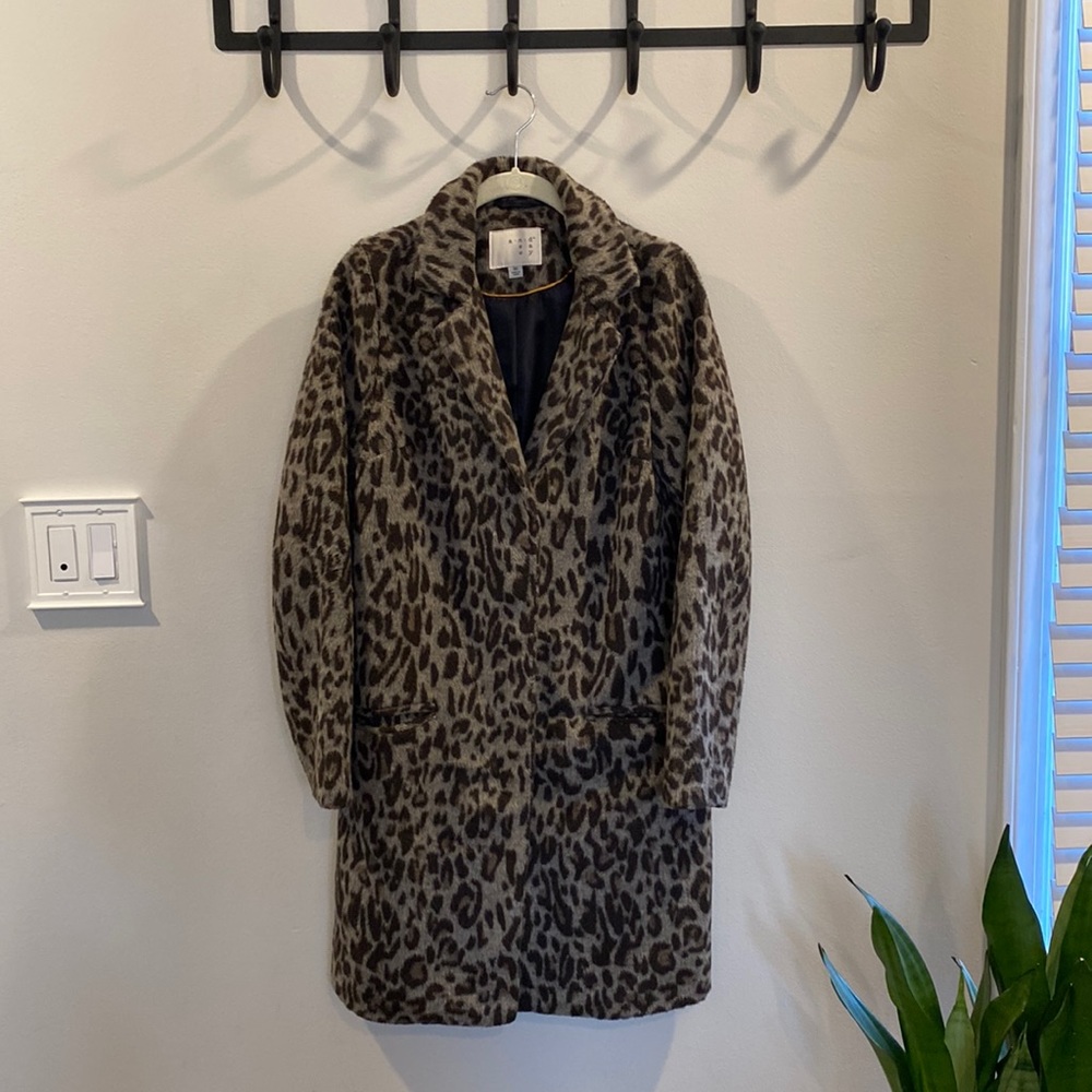 Anew Day Leopard Coat